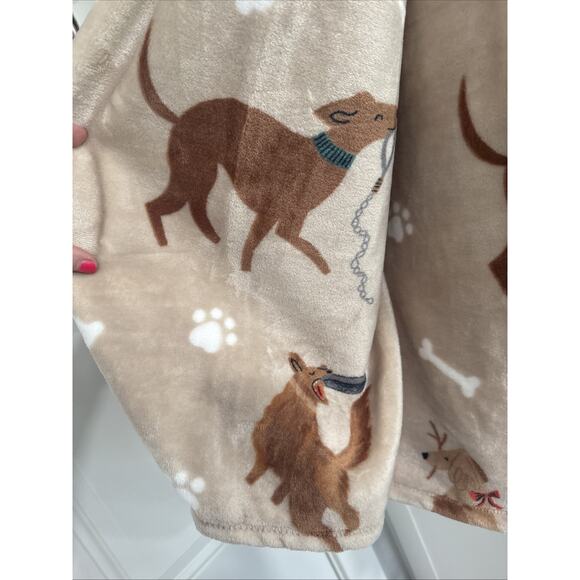 DOGS 50x70 Plush Throw Blanket Dachshund Doodle Schnauzer Frenchie Terrier Dog - Picture 3 of 7